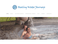 Tablet Screenshot of healingwaterjourneys.com